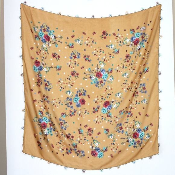 Tulbent Scarf Handmade Crochet Detailing NWOT - Picture 3 of 8